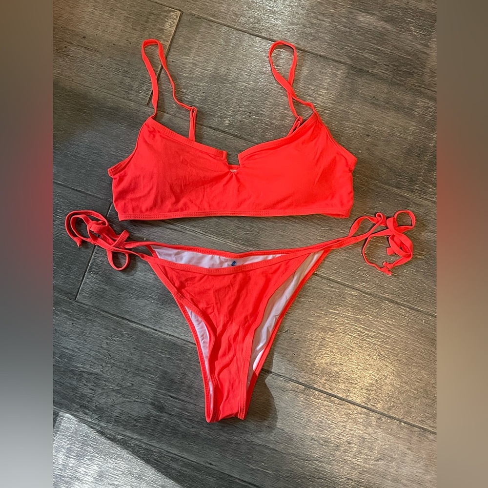 Coral 2 Piece Bikini Size Medium